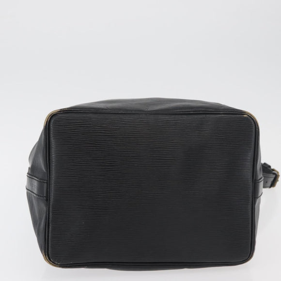 LOUIS VUITTON Epi Petit Noe Shoulder Bag Black M44102 LV Auth 175772