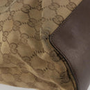GUCCI GG Canvas Tote Bag Beige Gold 001 1098 Auth 175775-13