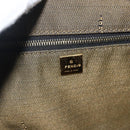 FENDI Zucca Canvas Vanity Hand Bag Brown Black Auth 175779-16