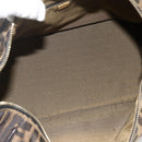 FENDI Zucca Canvas Vanity Hand Bag Brown Black Auth 175779-17