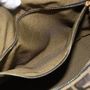 FENDI Zucca Canvas Vanity Hand Bag Brown Black Auth 175779-21
