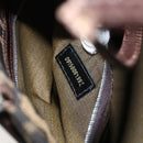 FENDI Zucca Canvas Mamma Baguette Shoulder Bag Brown Black Auth 175781-22