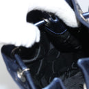Salvatore Ferragamo Vala Backpack Patent leather Navy Silver Auth 175785-20