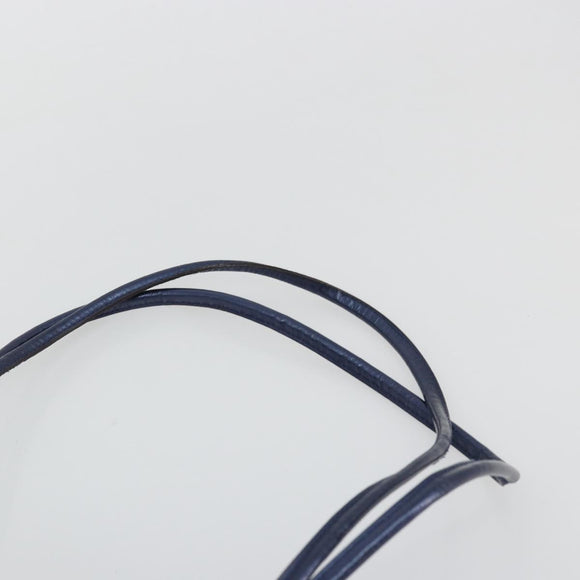 Salvatore Ferragamo Vala Backpack Patent leather Navy Silver Auth 175785
