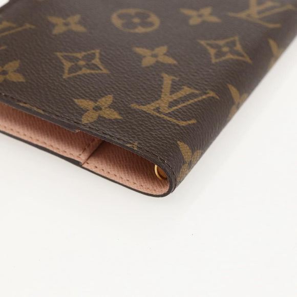 LOUIS VUITTON Monogram Trunk Agenda PM Day Planner Cover R21077 LV Auth 175789A
