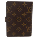 LOUIS VUITTON Monogram Trunk Agenda PM Day Planner Cover R21077 LV Auth 175789A-2