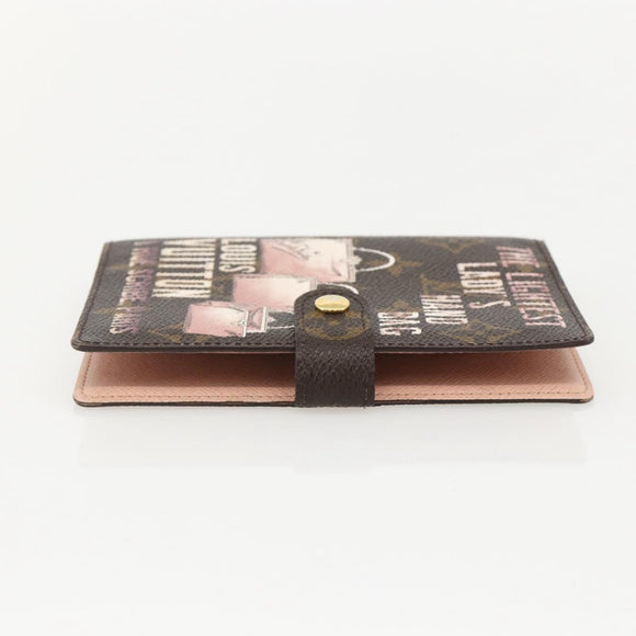 LOUIS VUITTON Monogram Trunk Agenda PM Day Planner Cover R21077 LV Auth 175789A