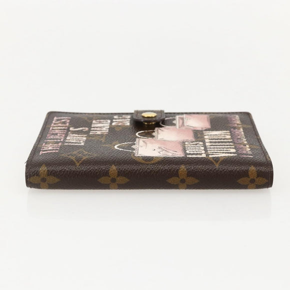 LOUIS VUITTON Monogram Trunk Agenda PM Day Planner Cover R21077 LV Auth 175789A