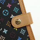 LOUIS VUITTON Multicolor Agenda PM Day Planner Cover Black R20895 Auth 175790M-17