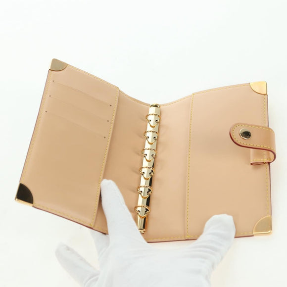 LOUIS VUITTON Multicolor Agenda PM Day Planner Cover Black R20895 Auth 175790M