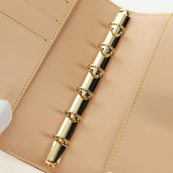 LOUIS VUITTON Multicolor Agenda PM Day Planner Cover Black R20895 Auth 175790M