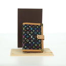 LOUIS VUITTON Multicolor Agenda PM Day Planner Cover Black R20895 Auth 175790M-12