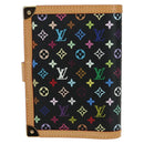 LOUIS VUITTON Multicolor Agenda PM Day Planner Cover Black R20895 Auth 175790M-2
