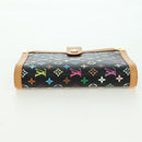 LOUIS VUITTON Multicolor Agenda PM Day Planner Cover Black R20895 Auth 175790M-4