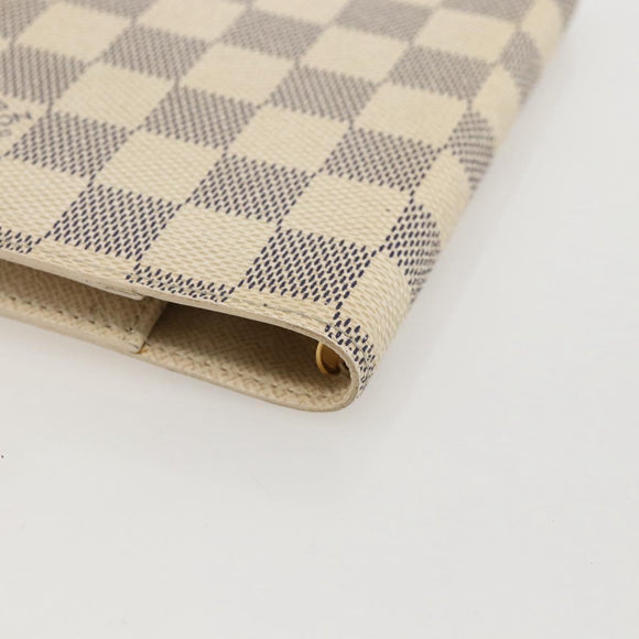 LOUIS VUITTON Damier Azur Agenda PM Afish Collection R21080 LV Auth 175791A