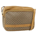 GUCCI Micro GG Supreme Shoulder Bag PVC Beige Gold 001 115 5443 Auth 175795-1