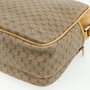 GUCCI Micro GG Supreme Shoulder Bag PVC Beige Gold 001 115 5443 Auth 175795-12
