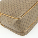 GUCCI Micro GG Supreme Shoulder Bag PVC Beige Gold 001 115 5443 Auth 175795-13