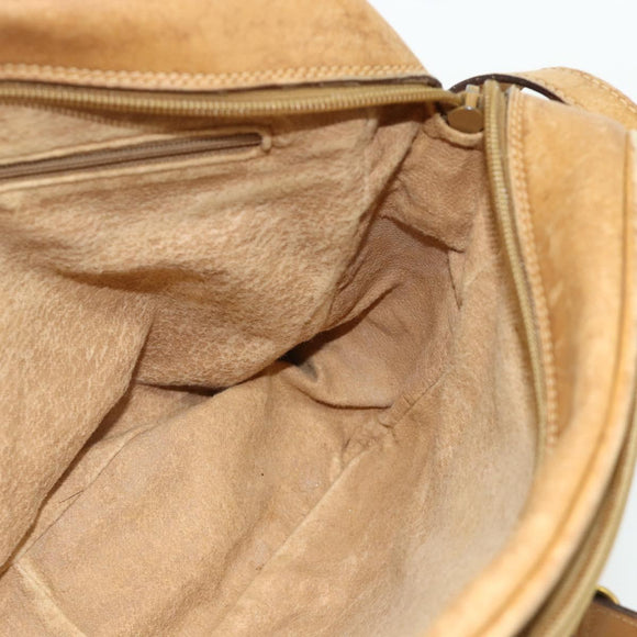 GUCCI Micro GG Supreme Shoulder Bag PVC Beige Gold 001 115 5443 Auth 175795