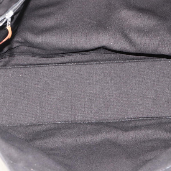 HERMES Fourre Tout MM Tote Bag Canvas Black Auth 175796A