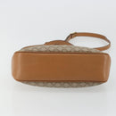 CELINE Macadam Canvas Shoulder Bag PVC Beige Gold Auth 175797A-5
