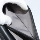 CHANEL COCO Mark Chain Shoulder Bag Patent leather Black Silver CC Auth 175799-22