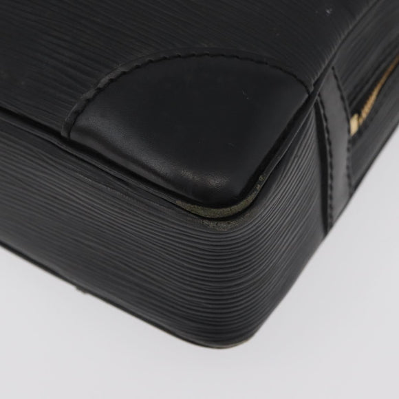 LOUIS VUITTON Epi Porte Documents Voyage Business Bag Black M40321 Auth 175801A