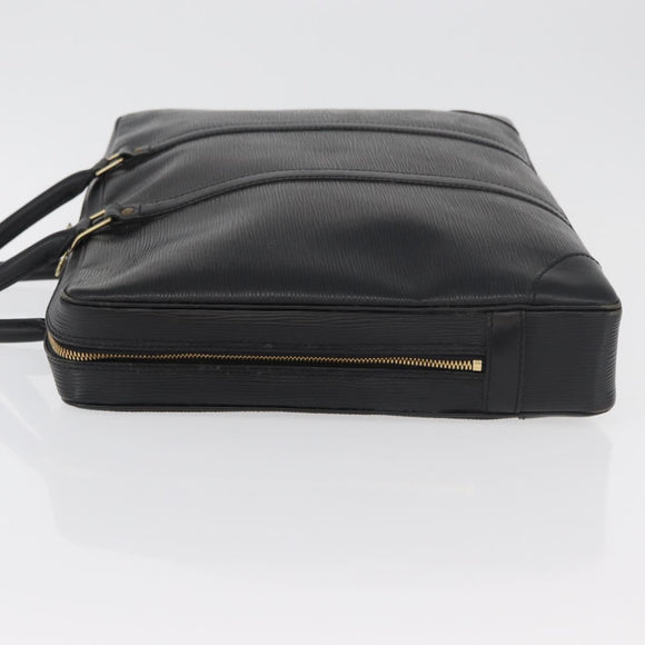 LOUIS VUITTON Epi Porte Documents Voyage Business Bag Black M40321 Auth 175801A