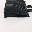 HERMES Fourre Tout MM Hand Bag Canvas 3 Set Gray Black beige Auth 175804-20