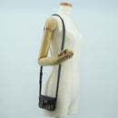 Christian Dior Trotter Canvas Dior Lock Shoulder Bag Navy Silver Auth 175822M-24