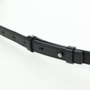 Christian Dior Trotter Canvas Dior Lock Shoulder Bag Navy Silver Auth 175822M-8