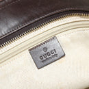 GUCCI GG Canvas Tote Bag Red Gold 308928 Auth 175823-17