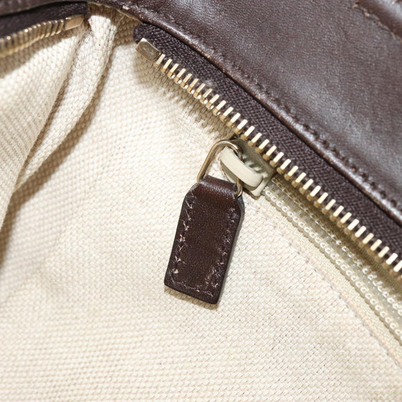 GUCCI GG Canvas Tote Bag Red Gold 308928 Auth 175823