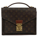 LOUIS VUITTON Monogram Monceau 28 Hand Bag M51185 LV Auth 175824-13