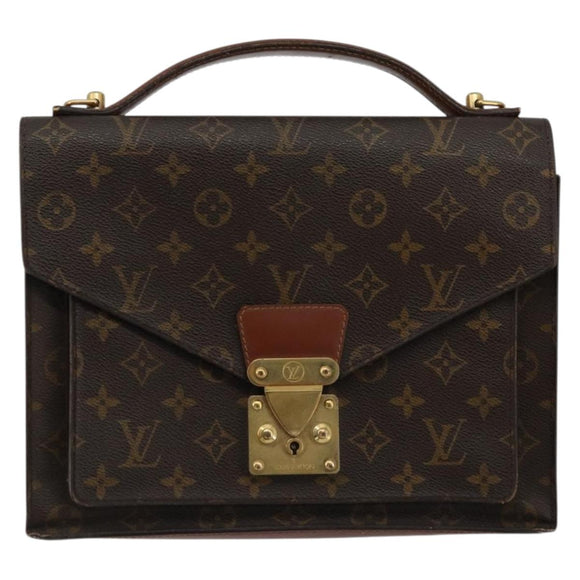 LOUIS VUITTON Monogram Monceau 28 Hand Bag M51185 LV Auth 175824