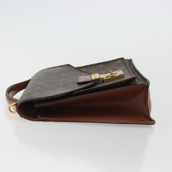 LOUIS VUITTON Monogram Monceau 28 Hand Bag M51185 LV Auth 175824