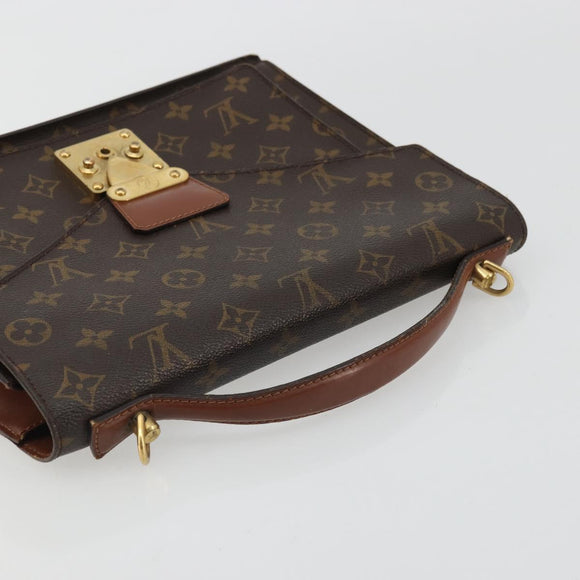 LOUIS VUITTON Monogram Monceau 28 Hand Bag M51185 LV Auth 175824