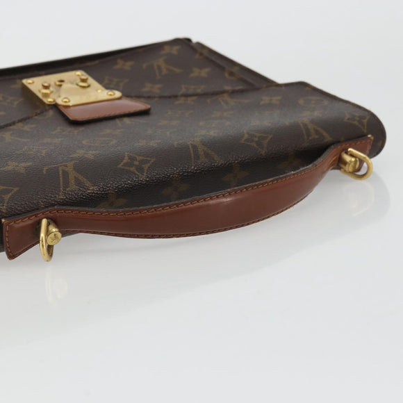 LOUIS VUITTON Monogram Monceau 28 Hand Bag M51185 LV Auth 175824