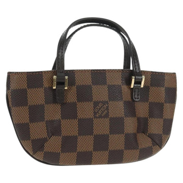 LOUIS VUITTON Damier Ebene Manosque GM Accessory Pouch N51120 LV Auth 175827V