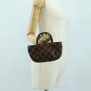 LOUIS VUITTON Damier Ebene Manosque GM Accessory Pouch N51120 LV Auth 175827V-19