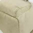 PRADA Backpack Nylon Ivory Silver Auth 175828-15