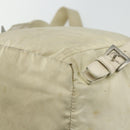 PRADA Backpack Nylon Ivory Silver Auth 175828-17
