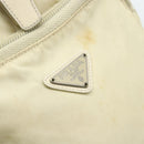 PRADA Backpack Nylon Ivory Silver Auth 175828-9