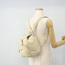 PRADA Backpack Nylon Ivory Silver Auth 175828-24