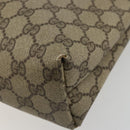 GUCCI GG Supreme Web Sherry Line Tote Bag PVC Beige 002 23 4487 Auth 175837-15