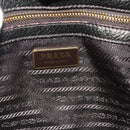 PRADA Shoulder Bag Leather Gold Auth 175839A-19