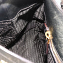 PRADA Shoulder Bag Leather Gold Auth 175839A-21