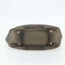 PRADA Shoulder Bag Leather Gold Auth 175839A-5