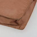 PRADA Accessory Pouch Nylon Pink Gold Auth 175840-9
