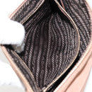 PRADA Accessory Pouch Nylon Pink Gold Auth 175840-22